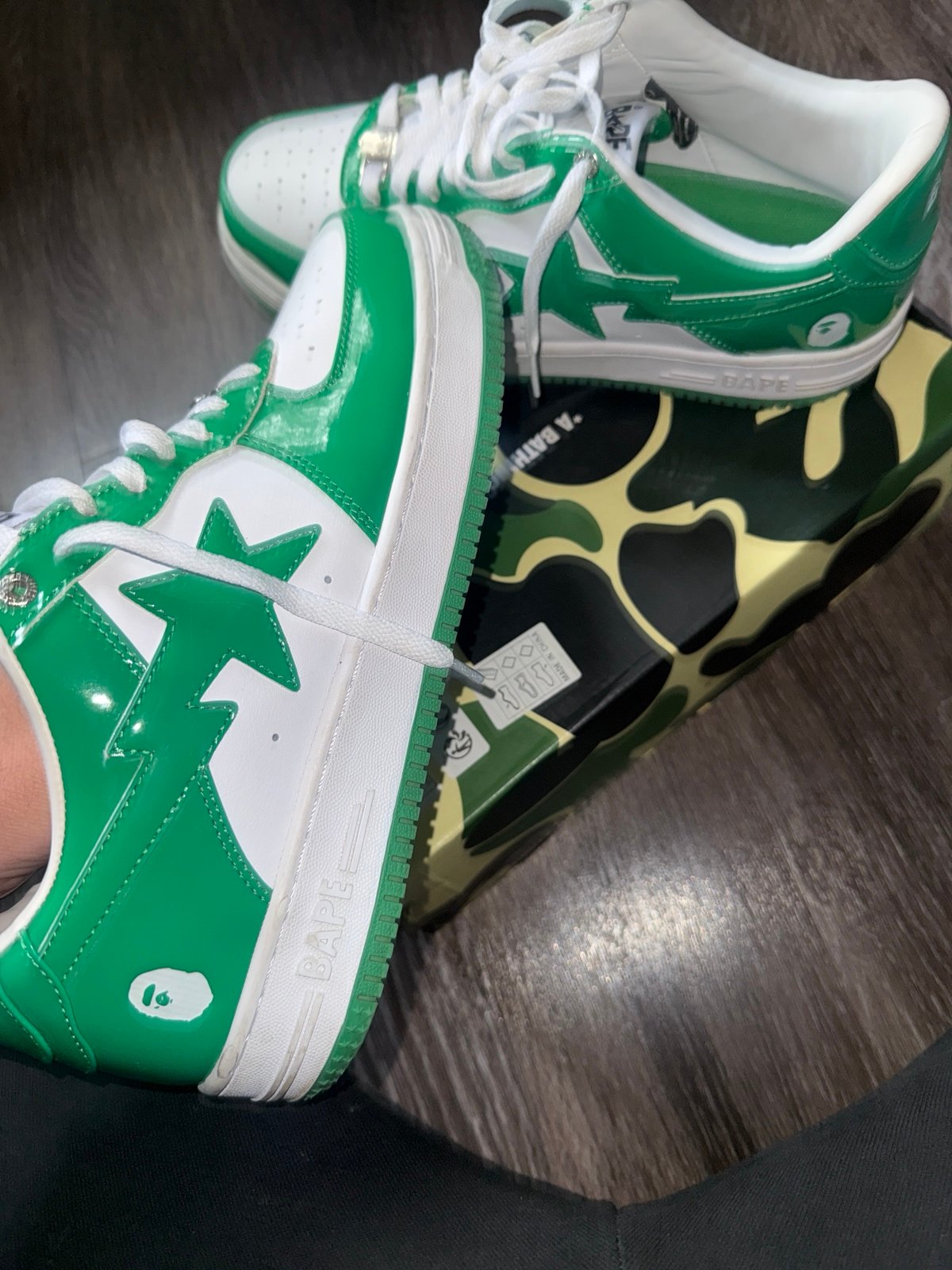 Bapesta green