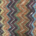 70's Vintage! Italian-made MISSONI UOMO Zigzag Pattern Stole