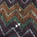 70's Vintage! Italian-made MISSONI UOMO Zigzag Pattern Stole