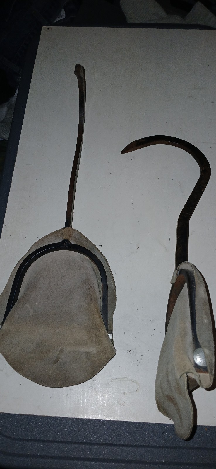 Vintage hay bale hooks