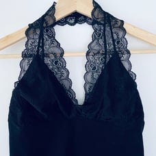 Bordeaux Seamess Halter Tank Top