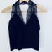 Bordeaux Seamess Halter Tank Top