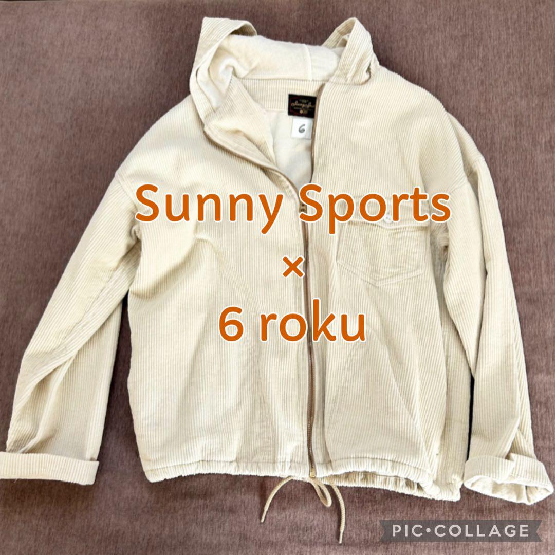 Sunny Sports × 6 roku Corduroy Hooded Blouson Beige