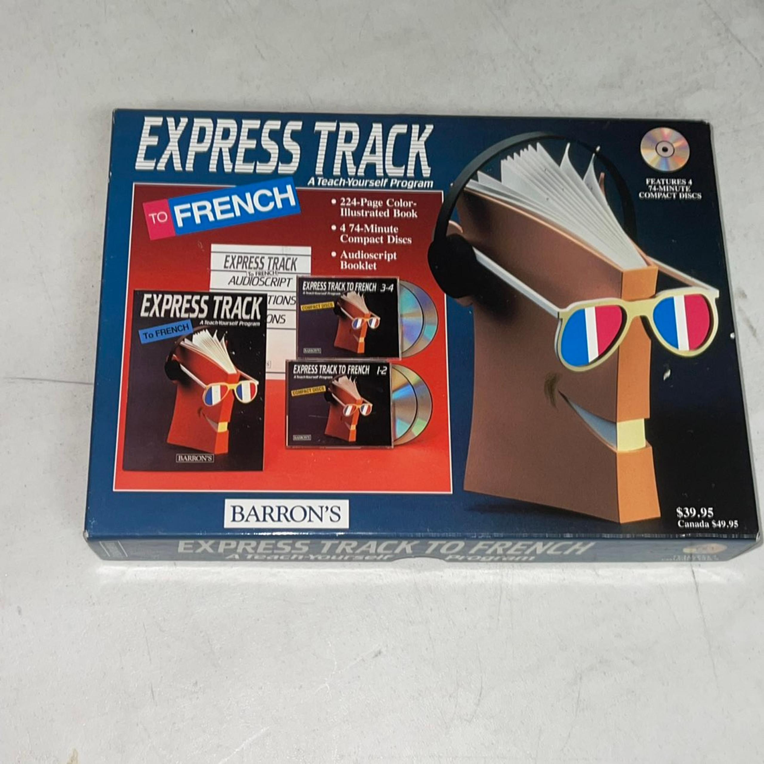 BARRONS EXPRESS TRACK FRENCH COURSE