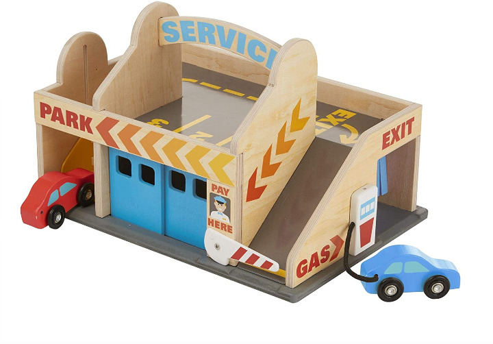 Service Station Parking Garage, 6Piece