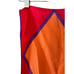 Vintage Rare KENZO Mod Color Block Skinny Rectangular Silk Scarf