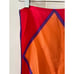 Vintage Rare KENZO Mod Color Block Skinny Rectangular Silk Scarf