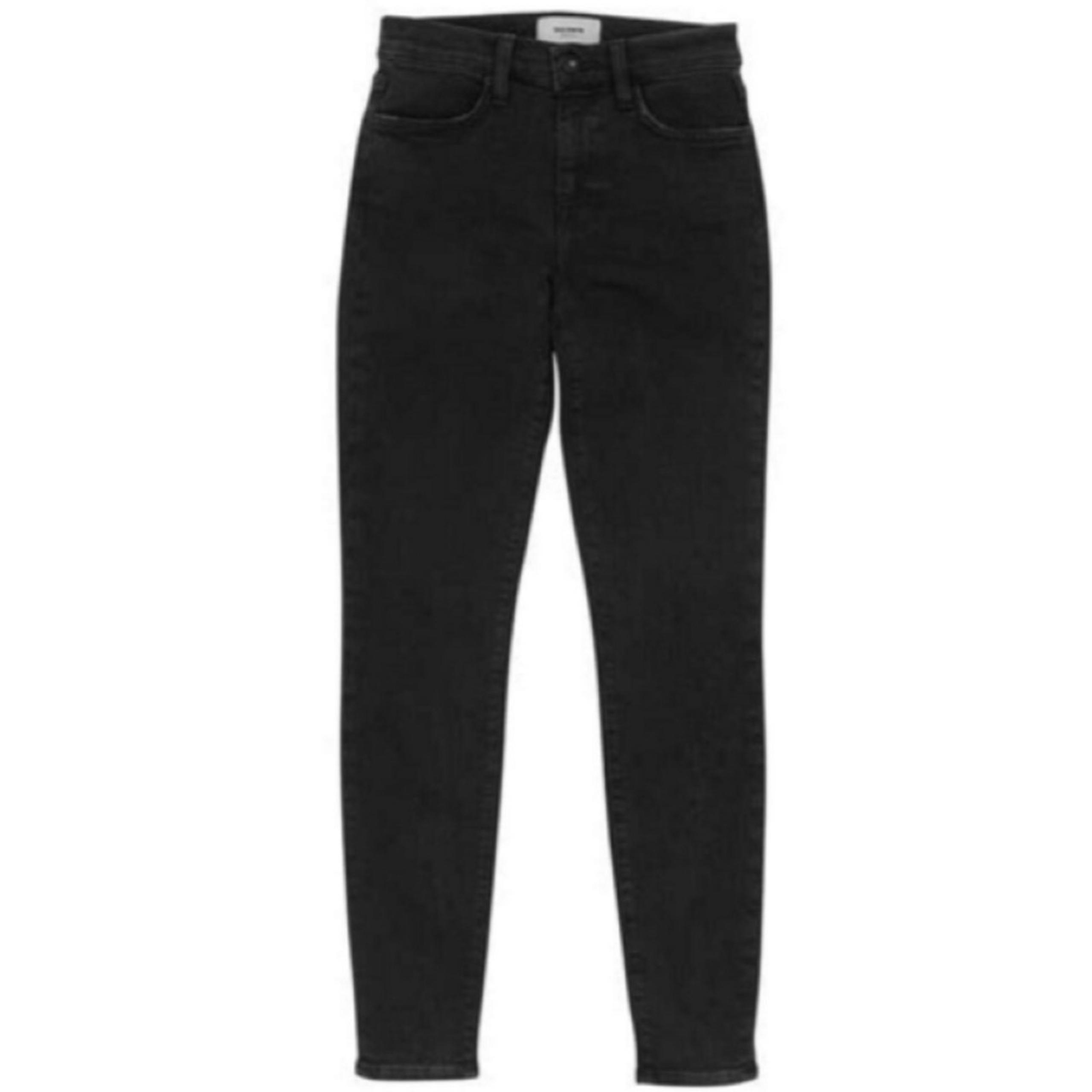 Black Jeans Cropped High Rise Karlie Pants - Baldwin