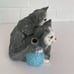 Vintage 1990 Gray Whimsical Adorable Rare Unique Cat and Kitty Ceramic Tea Pot