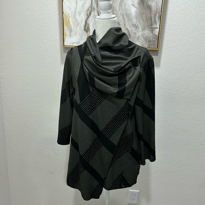 cowl neck wrap cardigan