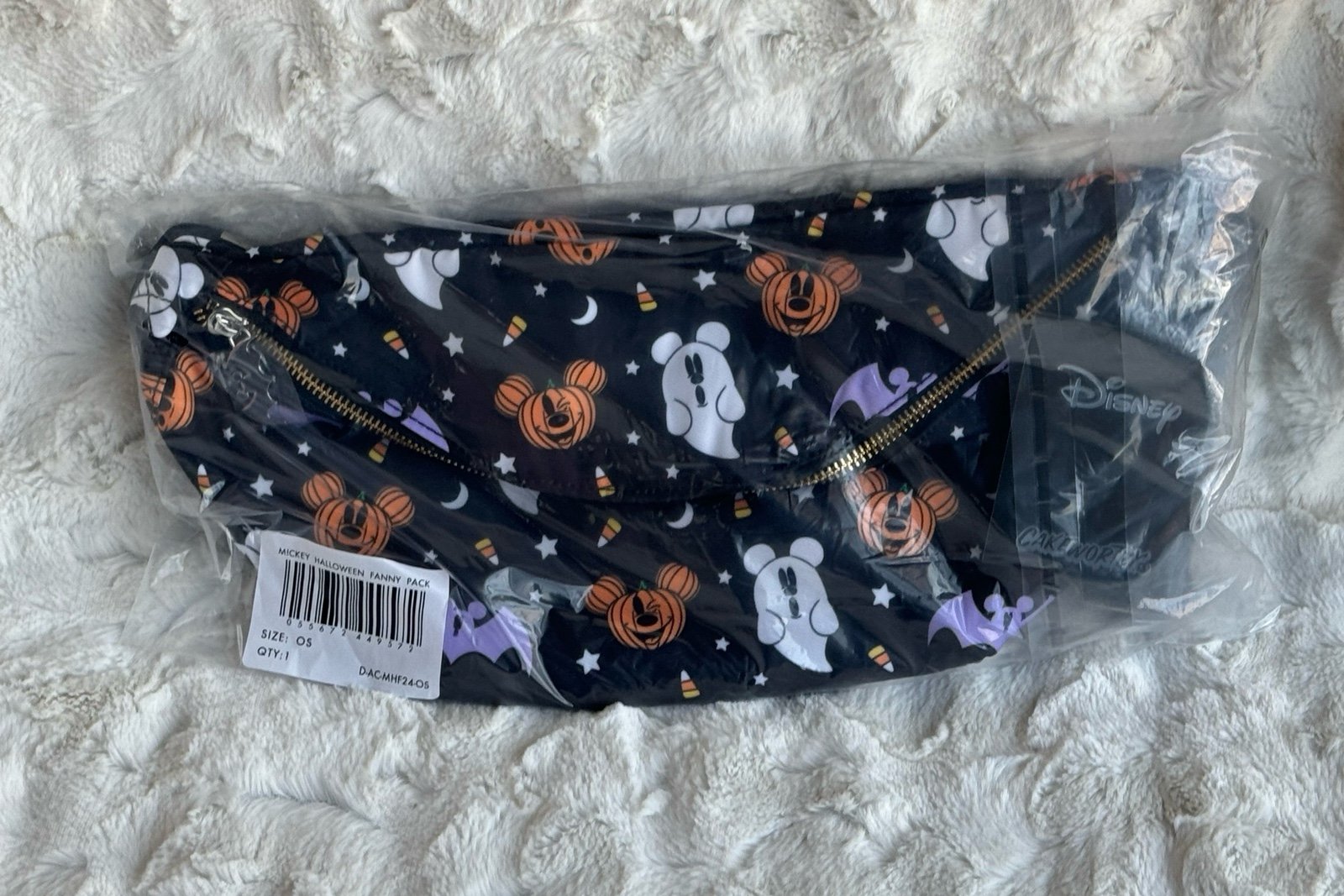 Mickey Halloween Fanny Pack-Pumpkin Scented-NWT