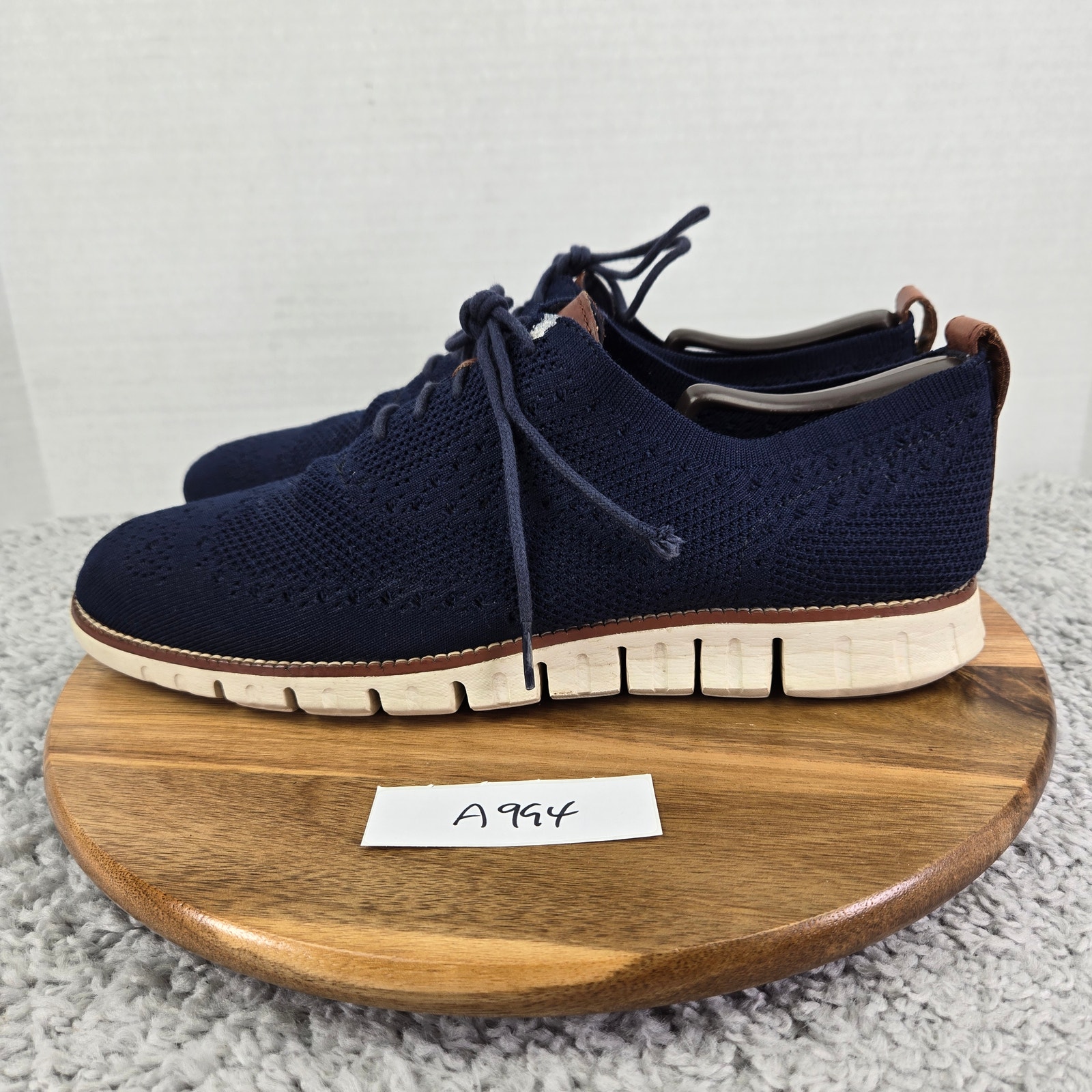 Cole Haan ZeroGrand Navy Stitchlite Casual Wingtip Oxford Daily Sneakers Mens 12