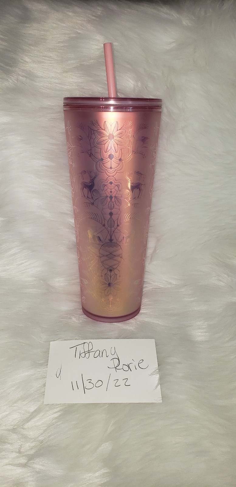Starbucks soft touch venti tumbler