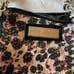 Vintage / rare betsey Johnson sequin leopard print tote bag