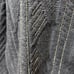 Ramy Brook Trinity Crystal embellished Gray cable knit sweater size Medium