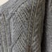 Ramy Brook Trinity Crystal embellished Gray cable knit sweater size Medium