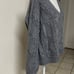 Ramy Brook Trinity Crystal embellished Gray cable knit sweater size Medium