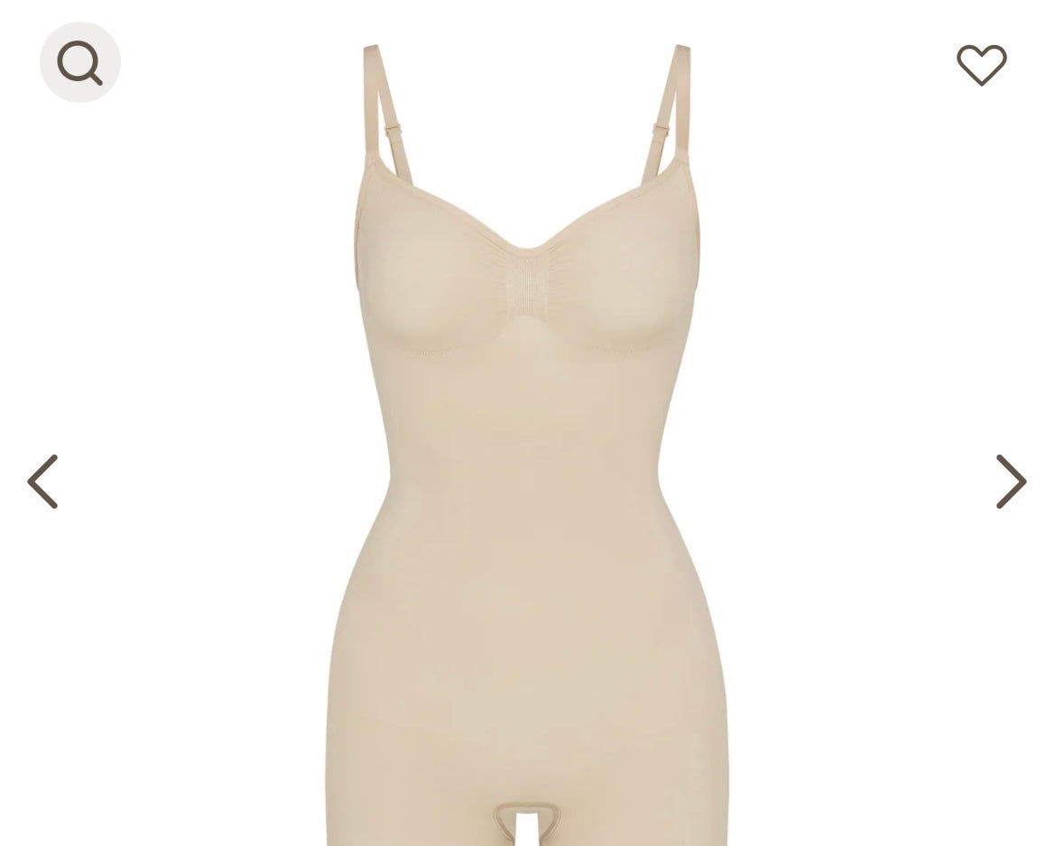 SKIMS Sculpting Bodysuit Mid Thigh Sz L/XL