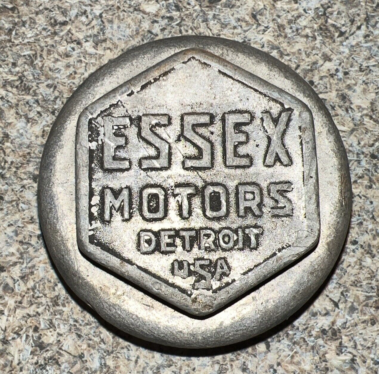 Vintage Antique Essex Motors Axle Dust Grease Cap Hubcap