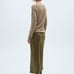 Mango Satin long skirt