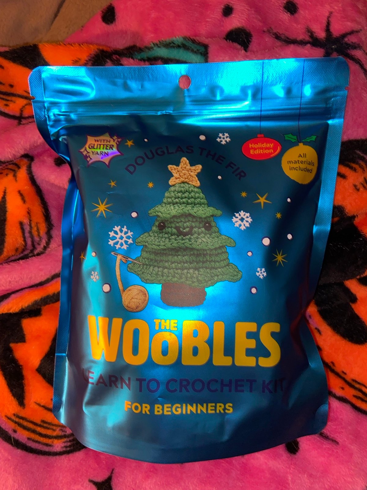 Woobles Douglas the Fir Holiday Glitter Edition