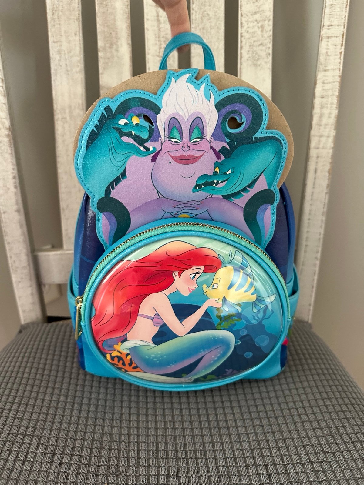 Loungefly Disney Parks The Little Mermaid 35th Anniversary GITD Mini Backpack
