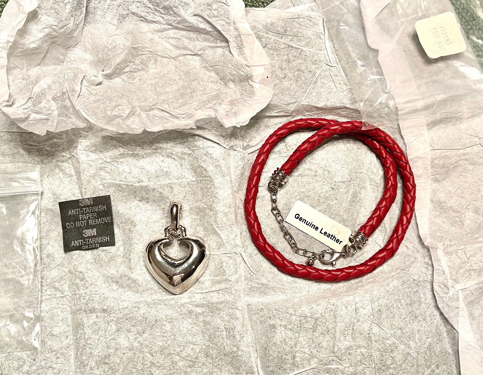 JOSEPH ESPOSITO HEART PENDANT & NECKLACE