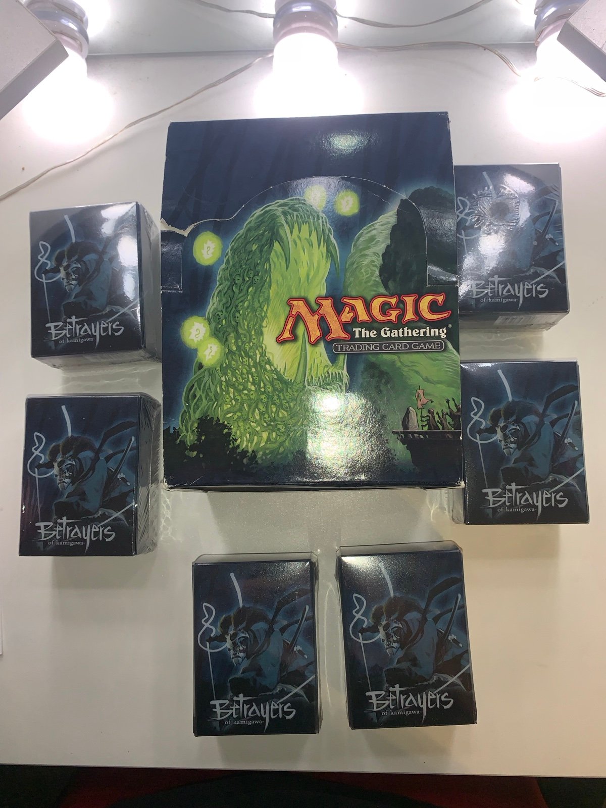 MTG Betrayers of Kamigawa Deck Box - Sealed* 2006 Deck Box Lot Of 6 + Box !
