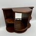 Vintage Wood Mirror Curio Display Rack Plant Shelf