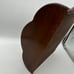 Vintage Wood Mirror Curio Display Rack Plant Shelf
