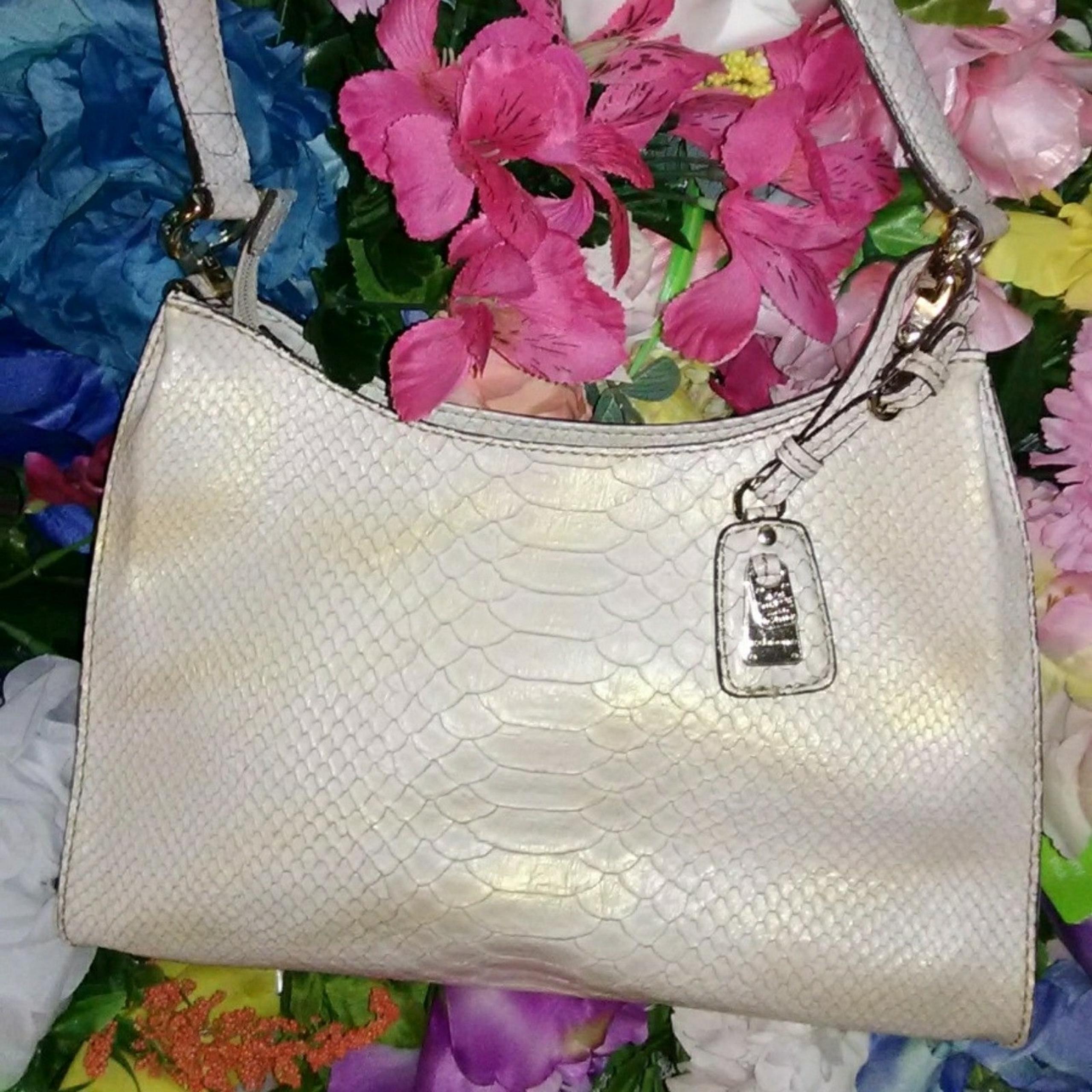 Liz Claiborne Faux Alligator Skin Purse