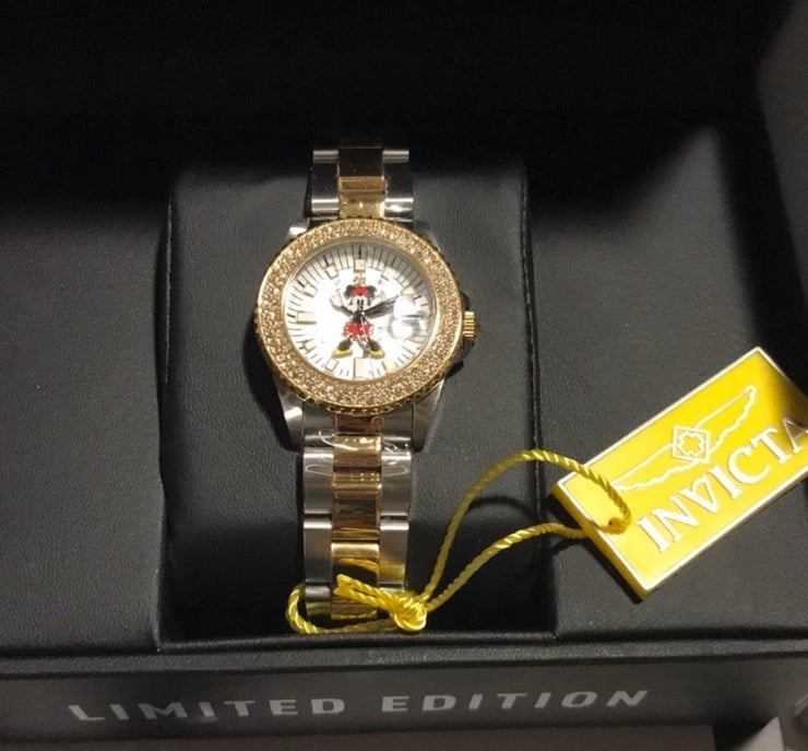 Invicta limited edition diamond Minnie Mouse watch