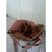Fossil Keely Tote Leather Large Handbag Cognac Brown Black Shoulder Bag Zipper
