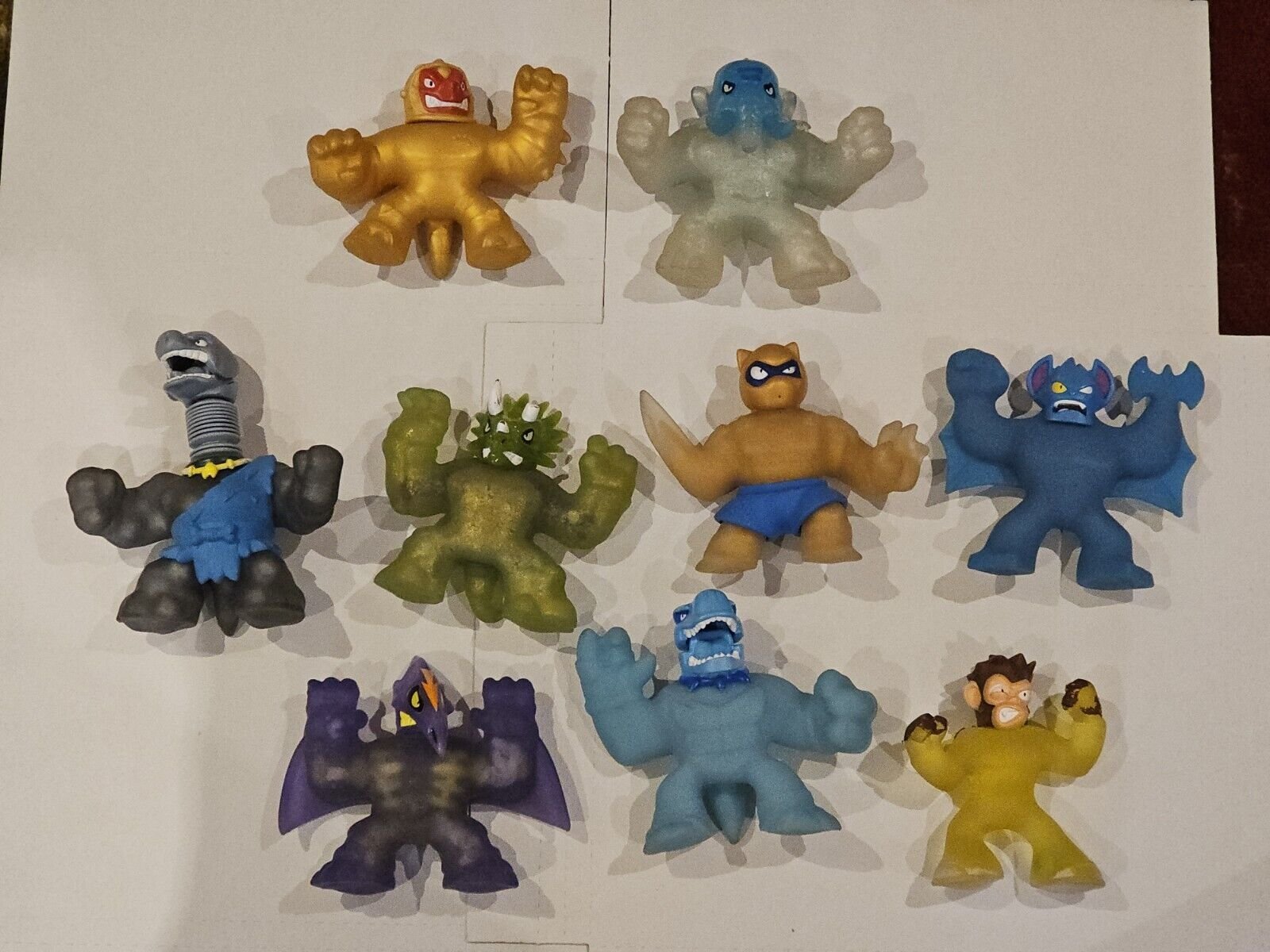 Heroes Of Goo Jit Zu Goo Shifters Lot of 9 Toys by Moose w Braxor Brachiosaurus