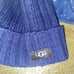 UGG WOOL RIBBED DEEP BLUE ADULT’s WINTER BEANIE Hat ‘24 COZY