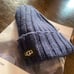 UGG WOOL RIBBED DEEP BLUE ADULT’s WINTER BEANIE Hat ‘24 COZY