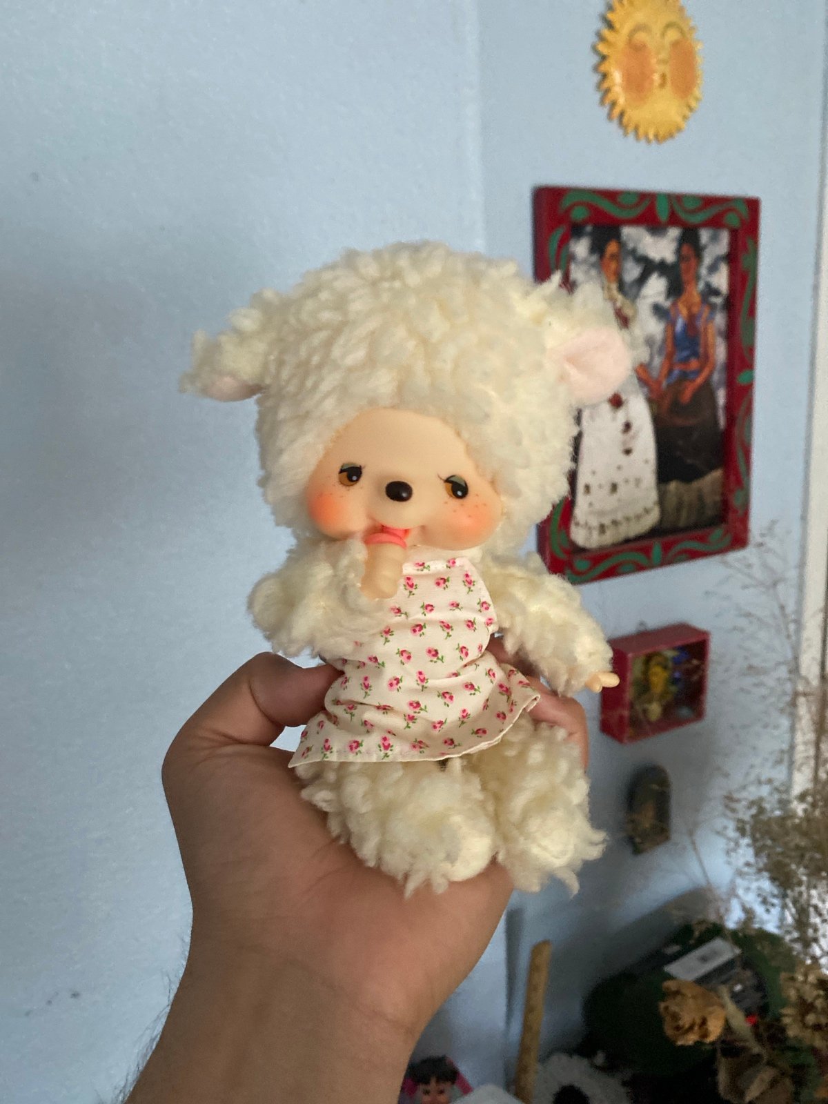Vintage 70s Sheep Lamb “Chamu” Monchhichi