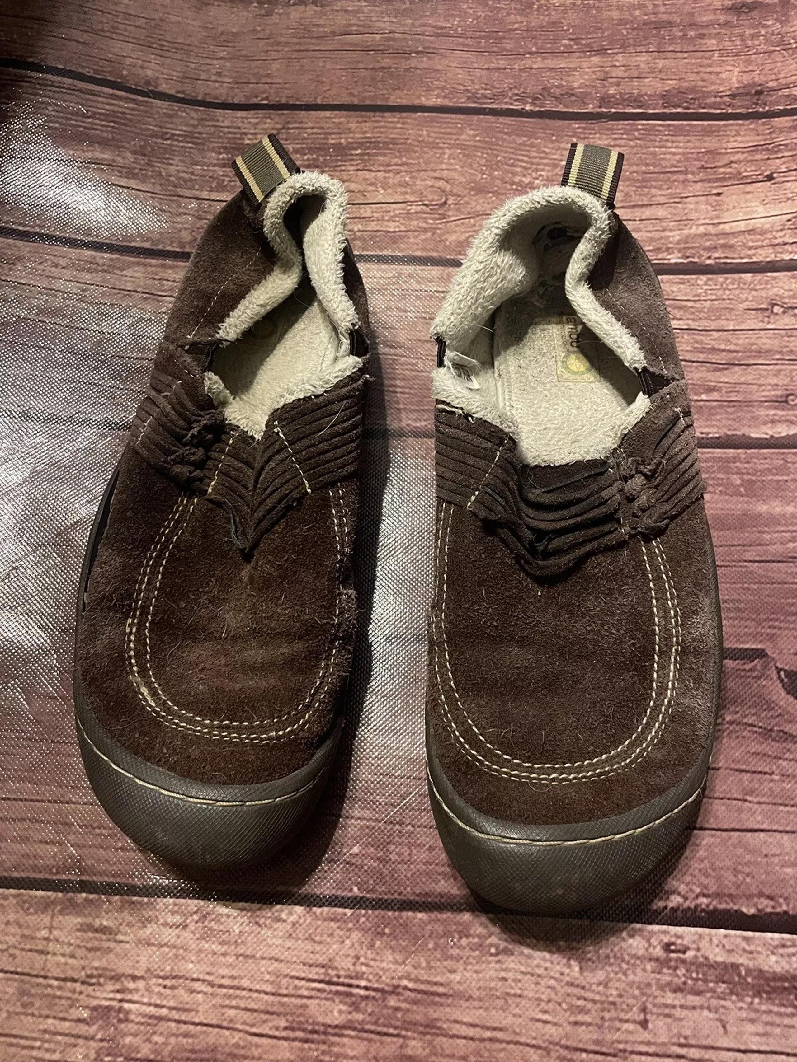 Jambu Womens Shoes Sz 7.5M Bar Harbor Suede Comfort Brown Slip On SEE NOTES