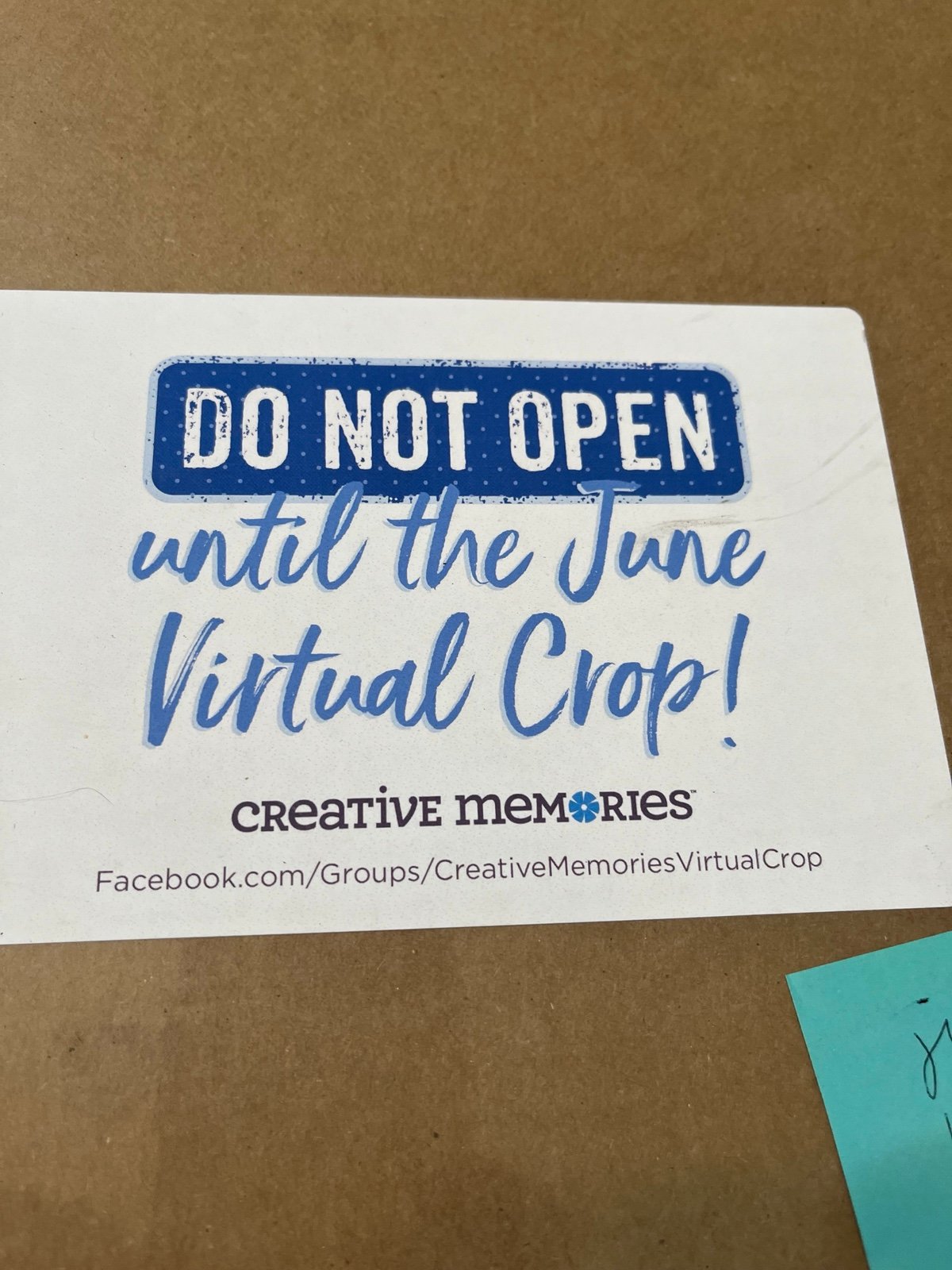 Creative memories, secret box
