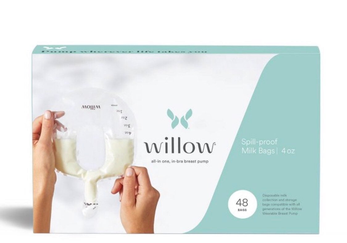 10 willow breast pump milk bags