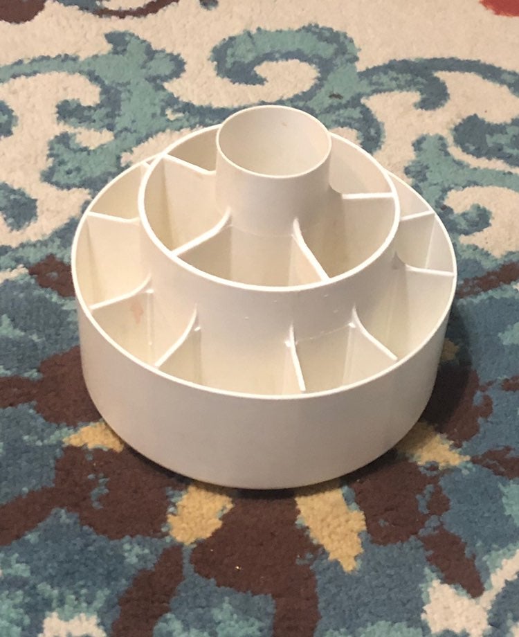 Round Lazy Susan to store makeup, pens,