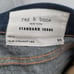 rag & bone FIT 3 Slim Straight Leg Jeans Standard Issue Size 29 Button Fly