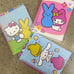 Hello Kitty & friends x Peeps Notebook set of 3 my melody HK Cinnamoroll EASTER