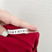 Alice + Olivia Size Medium M Marybeth Red Velvet Ruffle Layered Halter Tank Top