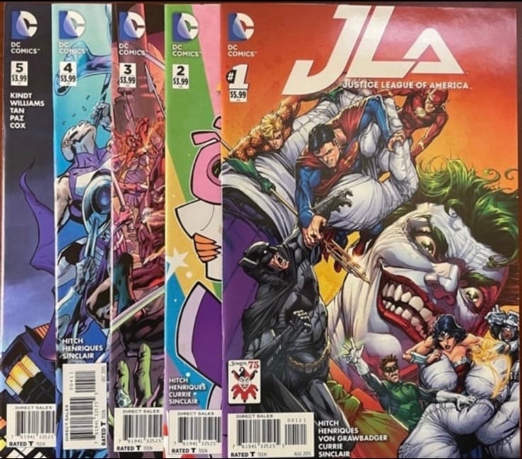 DC Comics Justice League of America Volume 4 Complete Run inc Variant Covers