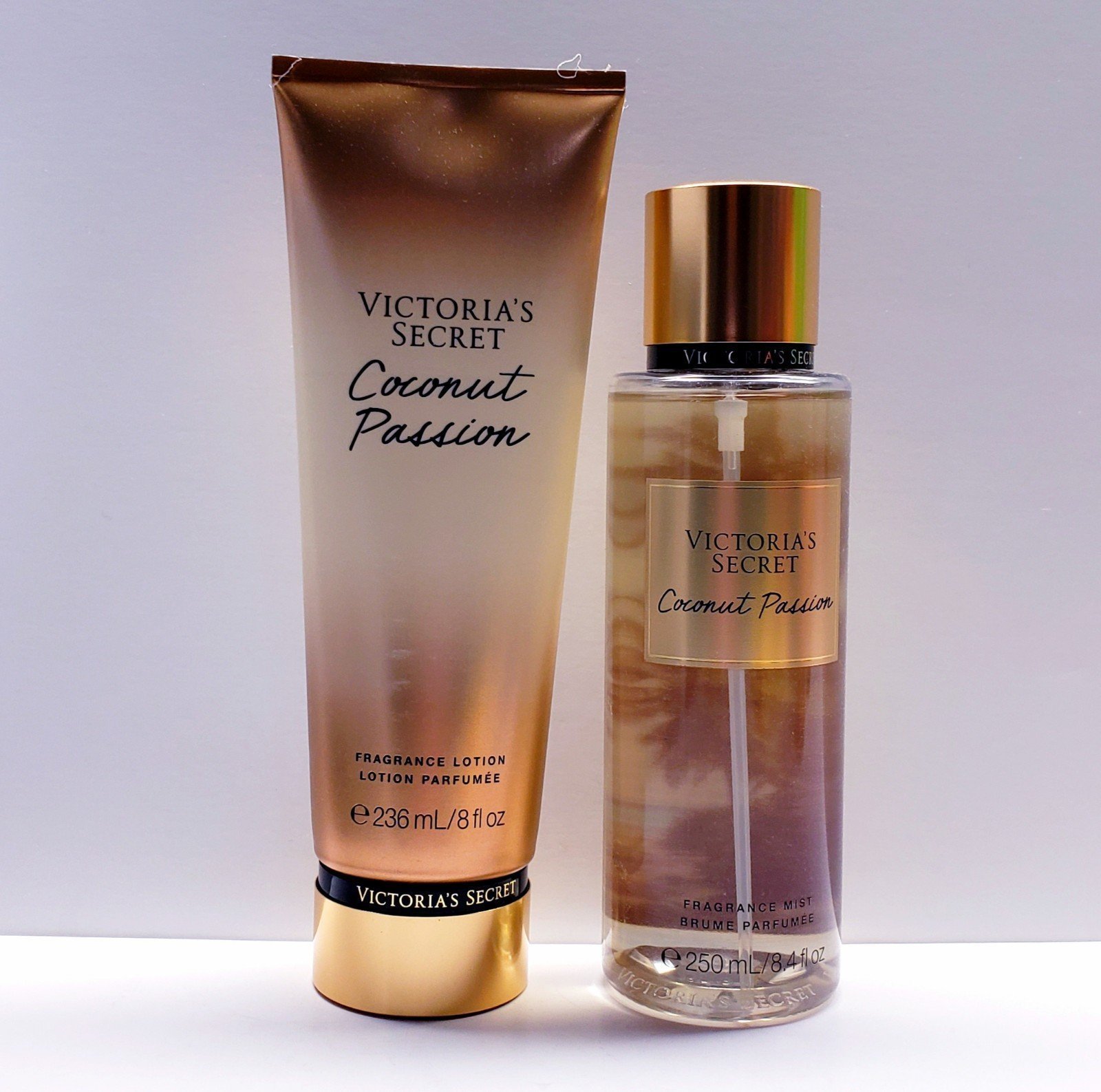 Victoria's Secret COCONUT PASSION Fragrance Lotion and Fragrance Mist