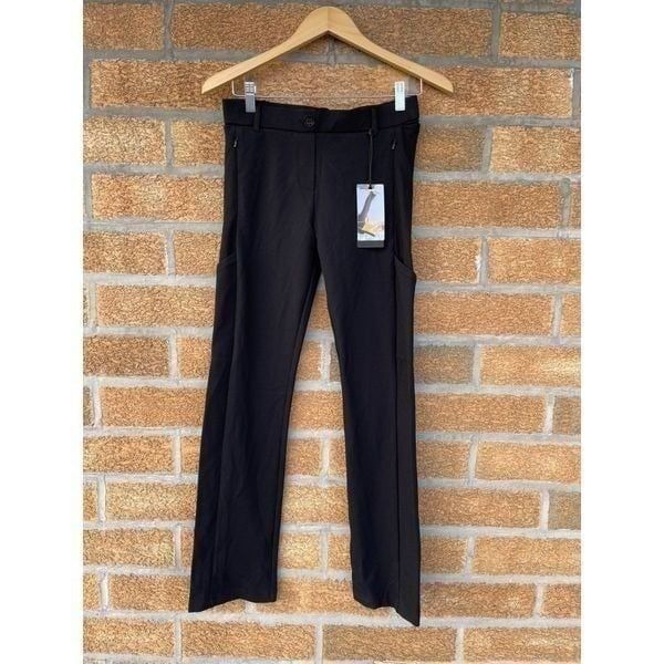 Betabrand Straight-Leg | Plentiful-Pocket Dress Pant Yoga Pants small