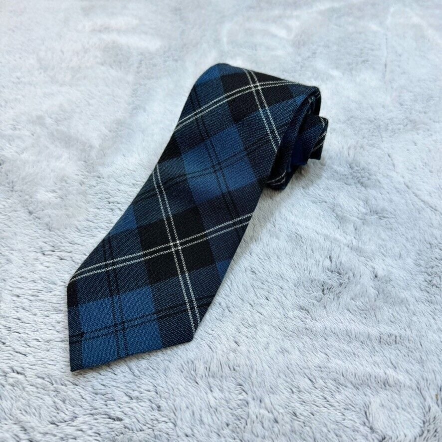 Lochcarron Tartan Plaid Tie Vtg Ramsay Blue Scotland Pride Of Scotland
