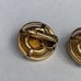 Vintage LISNER Earrings Multi-Colored Rhinestone, Gold Color - Schiaparelli Type