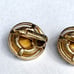 Vintage LISNER Earrings Multi-Colored Rhinestone, Gold Color - Schiaparelli Type
